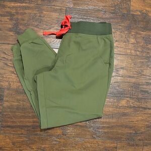 Figs Dark Olive Zamora Joggers scrub pants